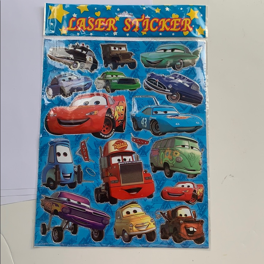 6079 Cars 2 Sheets Stickers